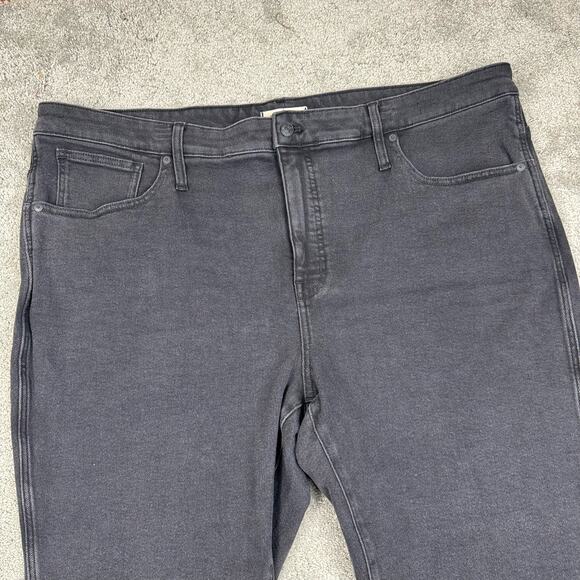 NWT Madewell High Rise Skinny Jeans 26W Black Starkey Wash Denim Plus Stretchy - Picture 11 of 16